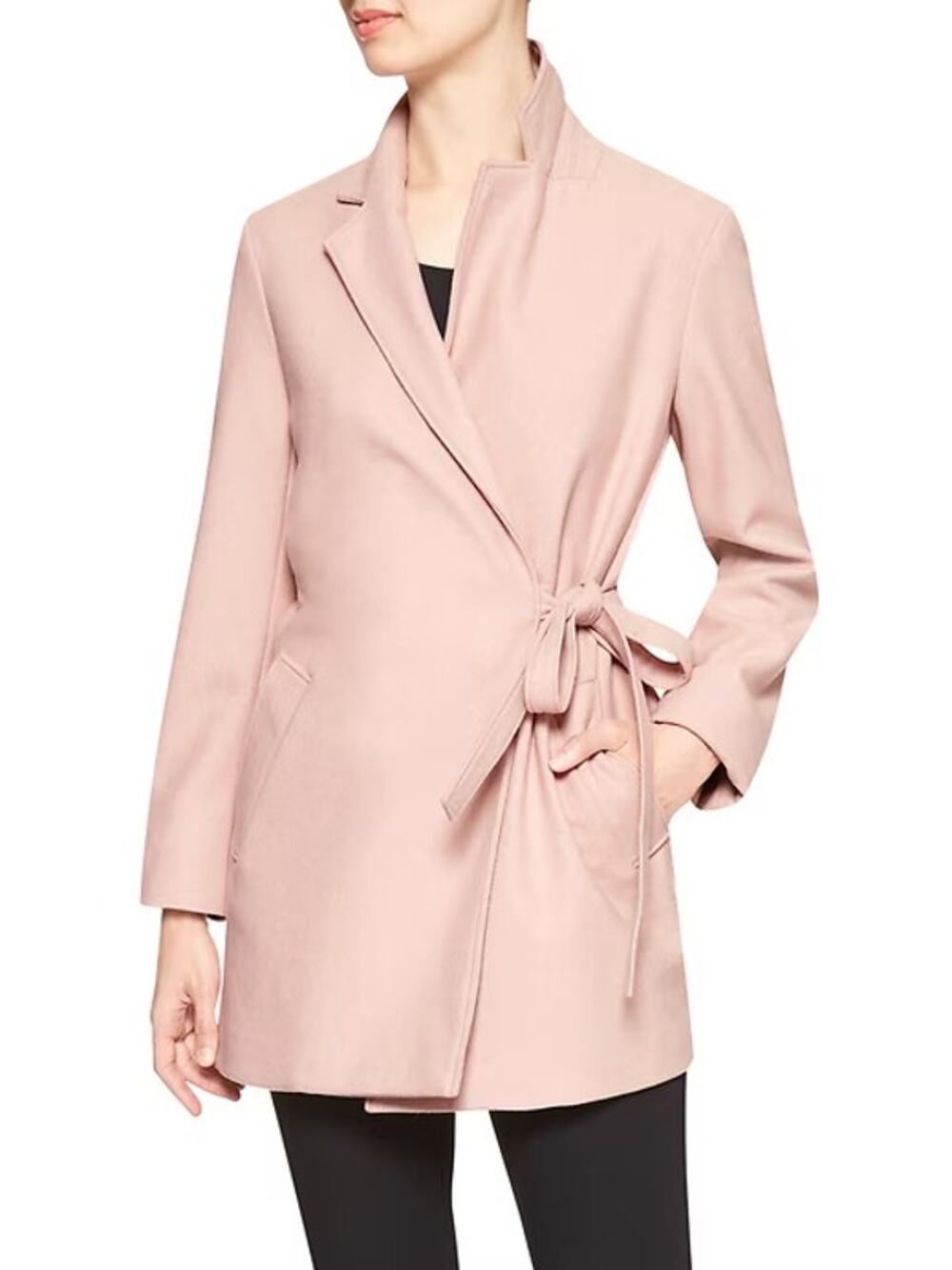 Banana Republic Italian Wool Wrap Coat